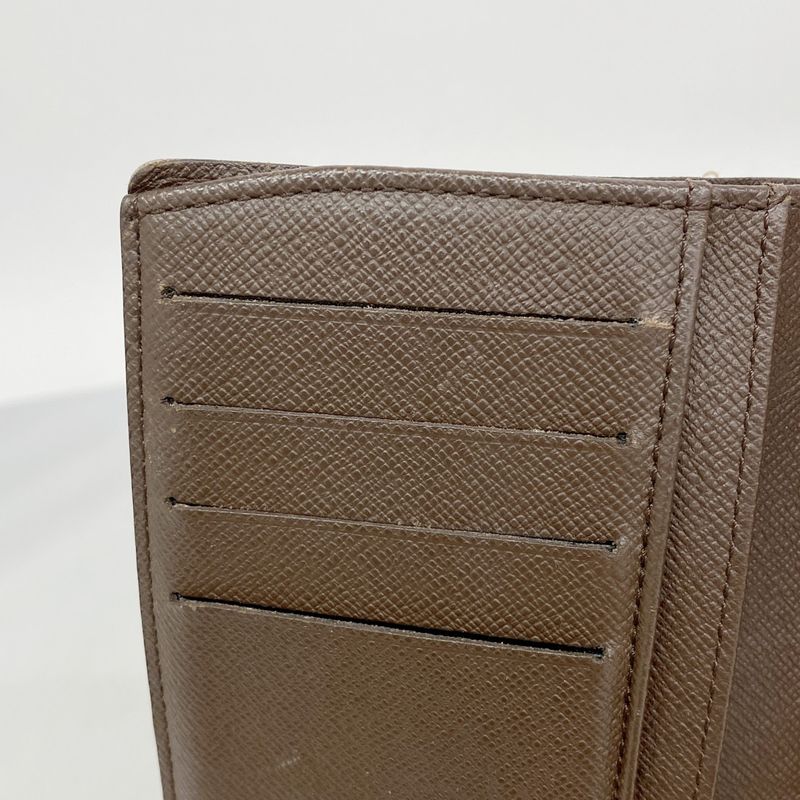 Louis Vuitton Wallet Damier Porte Monnaie Viennois N61664 Ebène Ladies