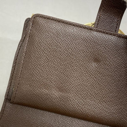 Louis Vuitton Wallet Damier Porte Monnaie Viennois N61664 Ebène Ladies