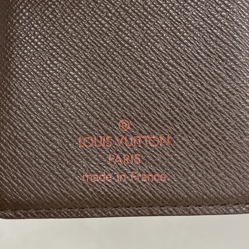 Louis Vuitton Wallet Damier Porte Monnaie Viennois N61664 Ebène Ladies