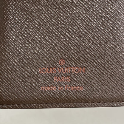 Louis Vuitton Wallet Damier Porte Monnaie Viennois N61664 Ebène Ladies