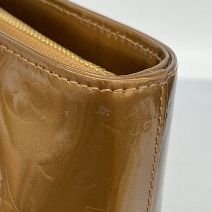 Louis Vuitton Tote Bag Vernis Houston M91122 Bronze Women's