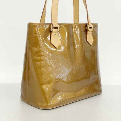 Louis Vuitton Tote Bag Vernis Houston M91122 Bronze Women's