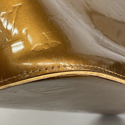 Louis Vuitton Tote Bag Vernis Houston M91122 Bronze Women's