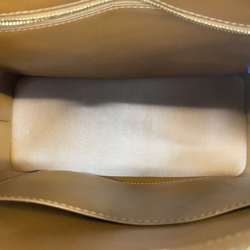 Louis Vuitton Tote Bag Vernis Houston M91122 Bronze Women's