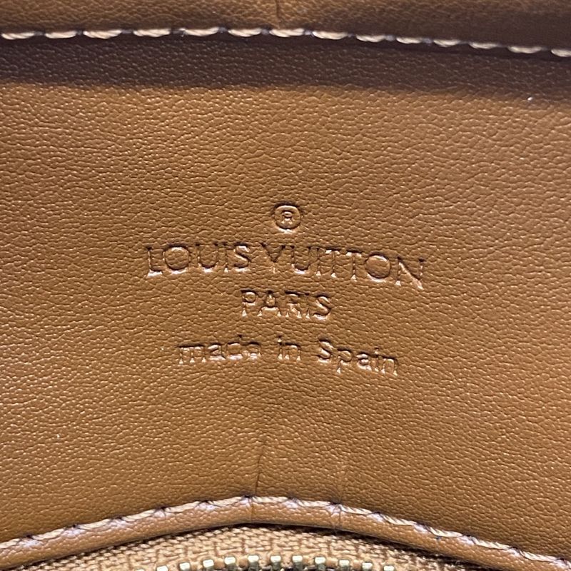 Louis Vuitton Tote Bag Vernis Houston M91122 Bronze Women's