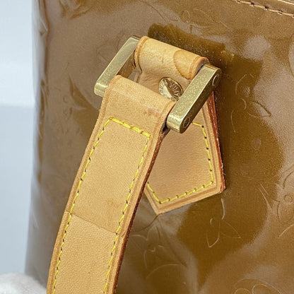 Louis Vuitton Tote Bag Vernis Houston M91122 Bronze Women's