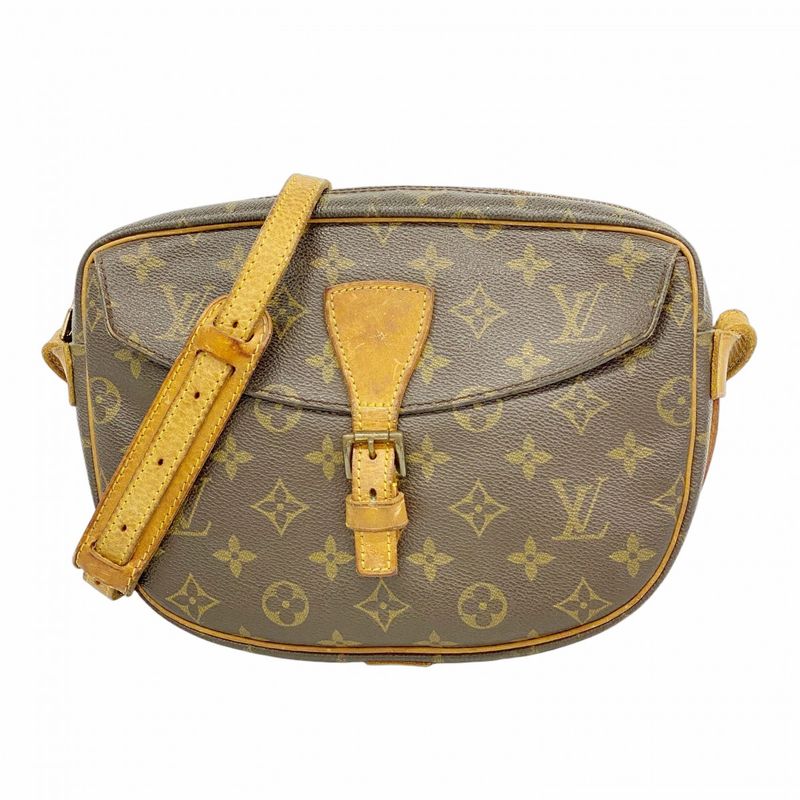 Louis Vuitton Shoulder Bag Monogram Genefeuille MM M51226 Brown Ladies