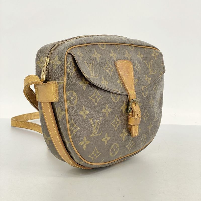 Louis Vuitton Shoulder Bag Monogram Genefeuille MM M51226 Brown Ladies