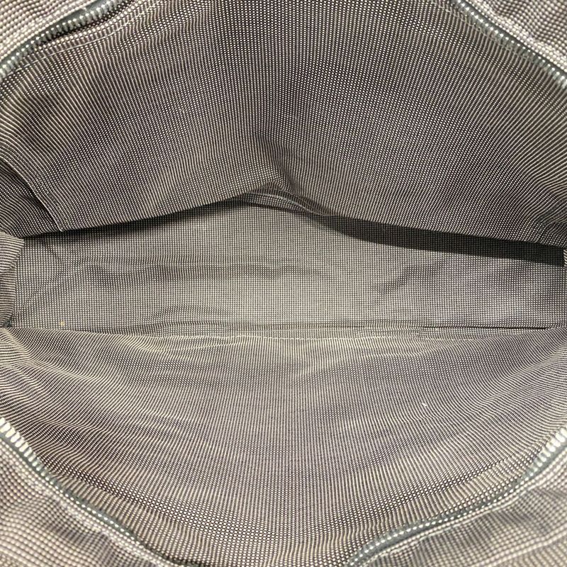 Hermes Tote Bag Her Line MM Canvas Gray Silver Hardware Men Women Unisex