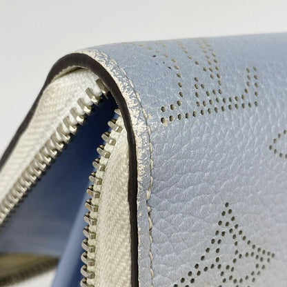 Louis Vuitton Mahina Zippy Wallet M80494 Blue Ladies