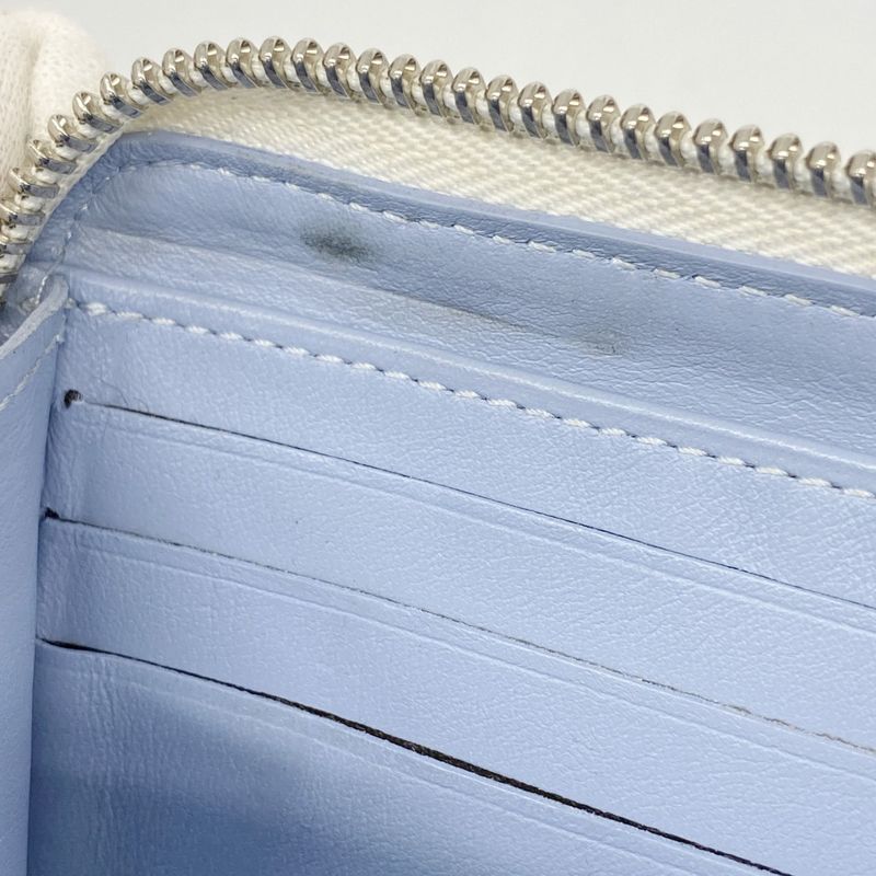 Louis Vuitton Mahina Zippy Wallet M80494 Blue Ladies