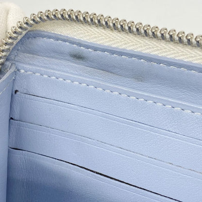 Louis Vuitton Mahina Zippy Wallet M80494 Blue Ladies