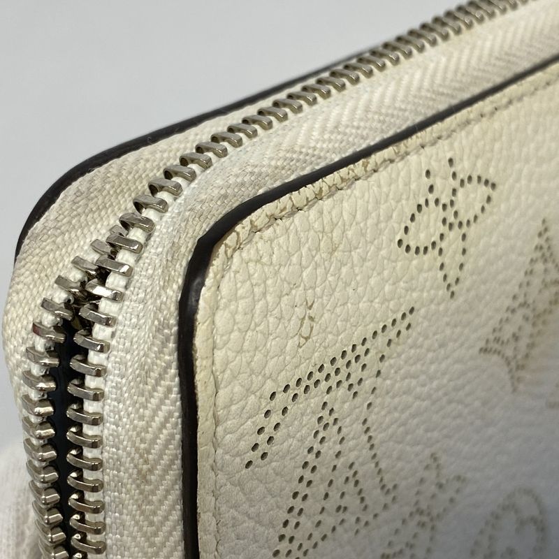 Louis Vuitton Mahina Zippy Wallet M80494 Blue Ladies