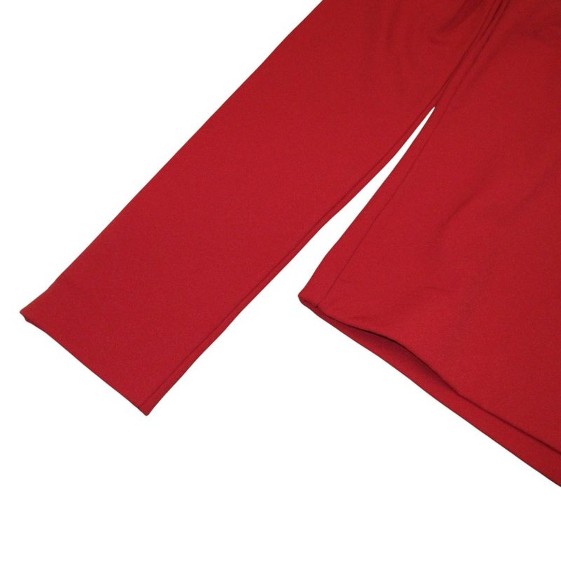 Good Prada Lined Zip Up Collarless Jacket Blouson 44 Red Ladies Used