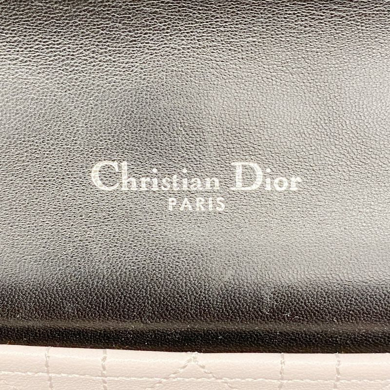 Christian Dior Shoulder Bag Canage Miss Dior Leather Black Silver Hardware Women