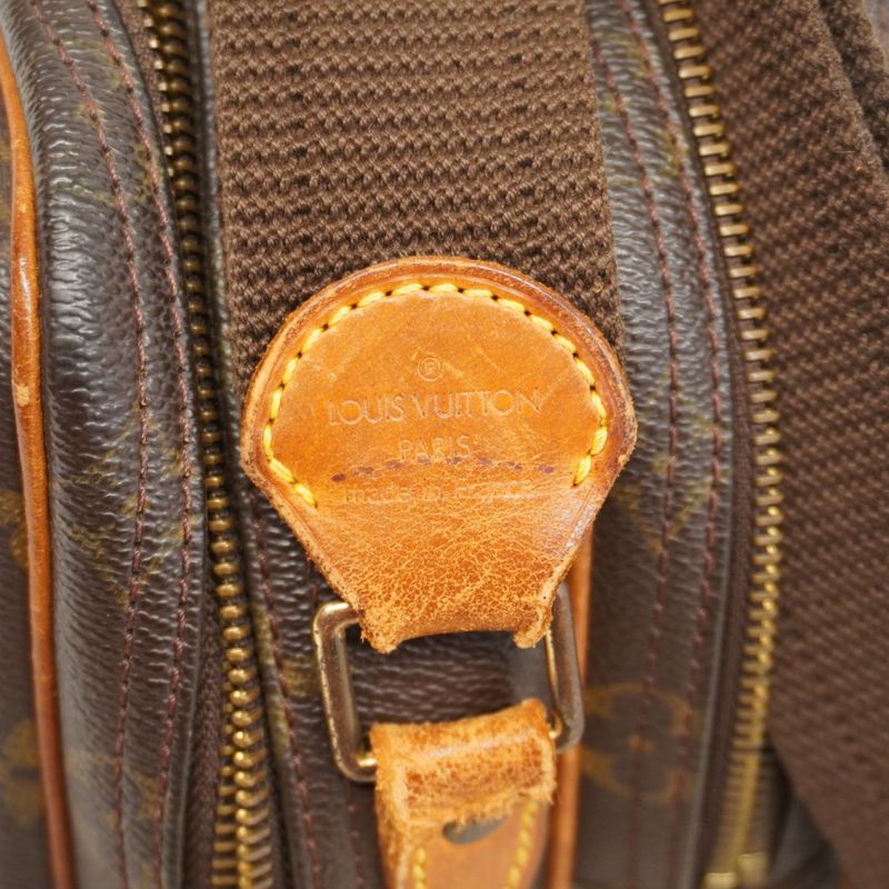 Louis Vuitton Shoulder Bag Monogram Reporter PM M45254 Brown Men Women Unisex