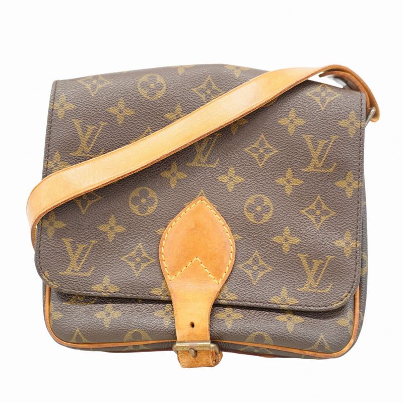 Louis Vuitton Shoulder Bag Monogram Cartesiere MM M51253 Brown Ladies