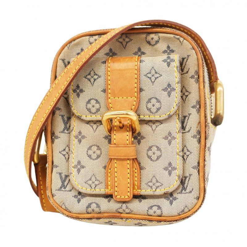 Louis Vuitton Shoulder Bag Monogram Mini Juliette PM M92005 Blue Ladies