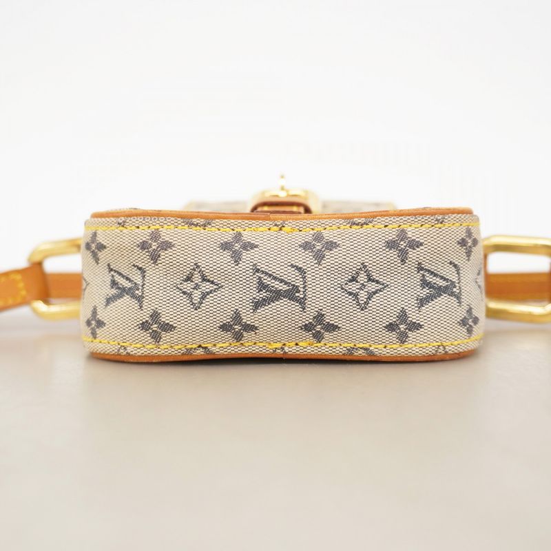 Louis Vuitton Shoulder Bag Monogram Mini Juliette PM M92005 Blue Ladies