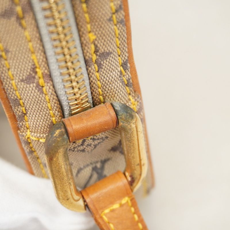 Louis Vuitton Shoulder Bag Monogram Mini Juliette PM M92005 Blue Ladies