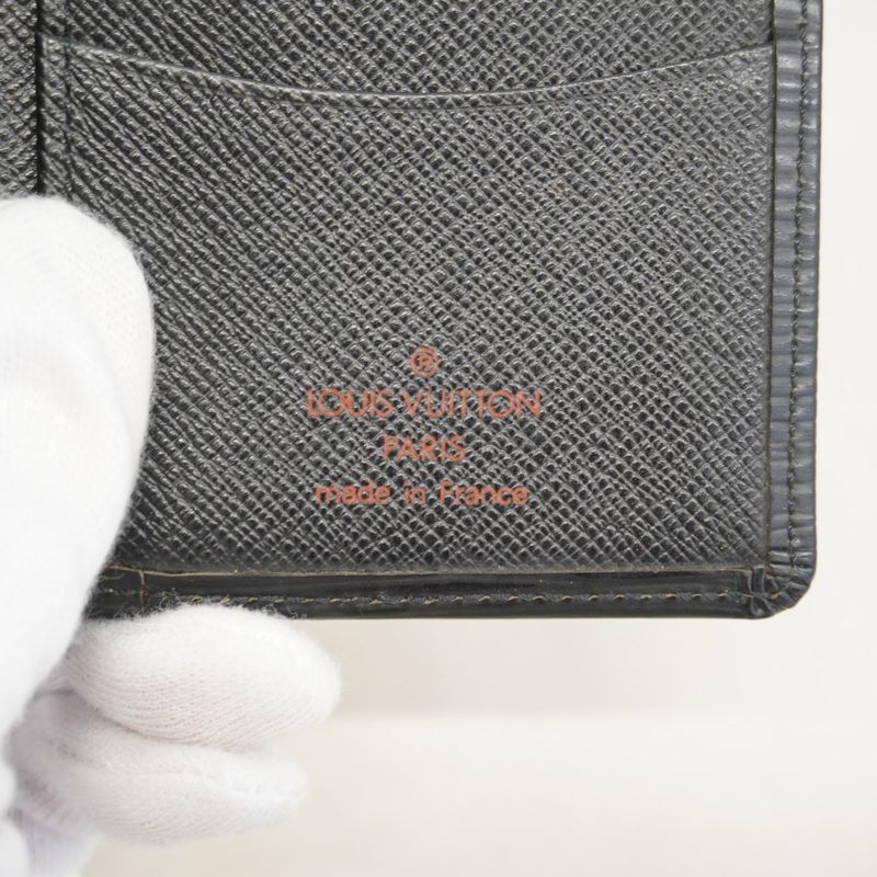 Louis Vuitton Epi Organizer De Poche Card Case M63582 Noir Black Men's