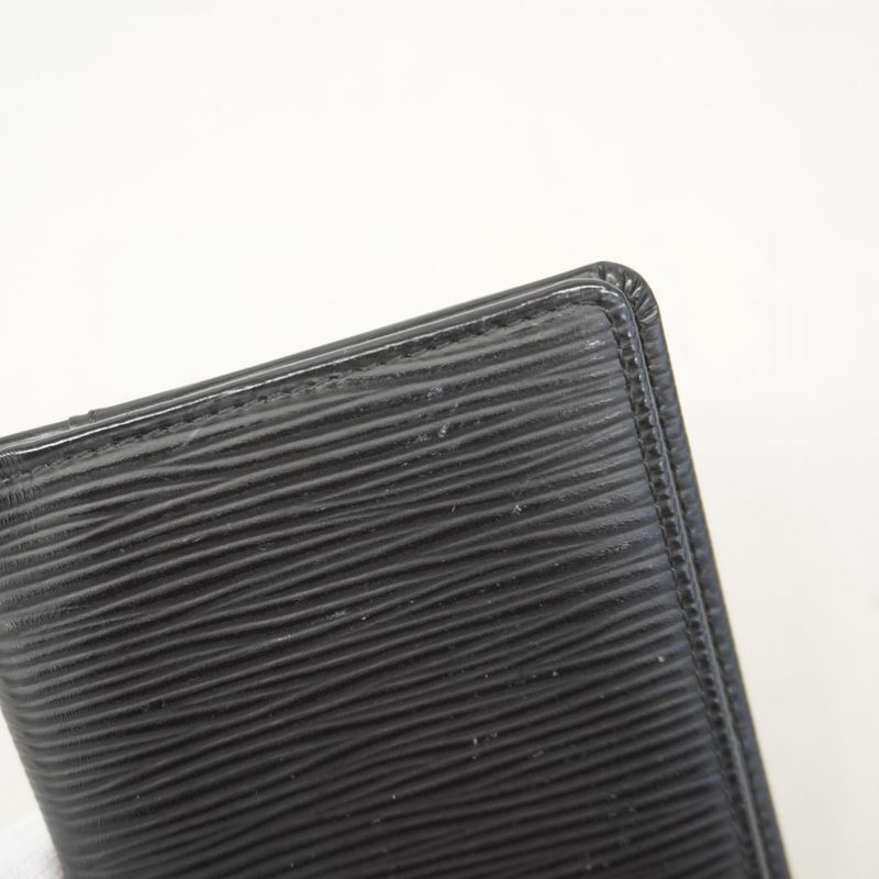 Louis Vuitton Epi Organizer De Poche Card Case M63582 Noir Black Men's