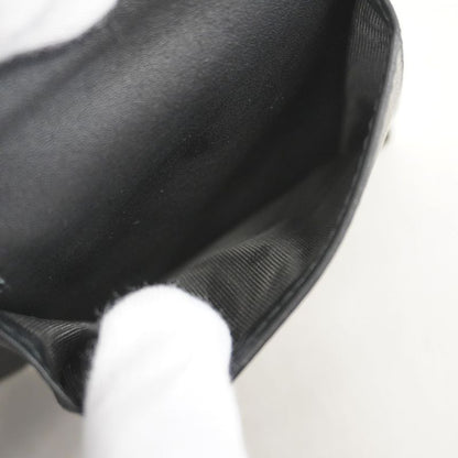 Gucci Wallet Micro Guccissima 150413 Leather Black Silver Hardware Men's