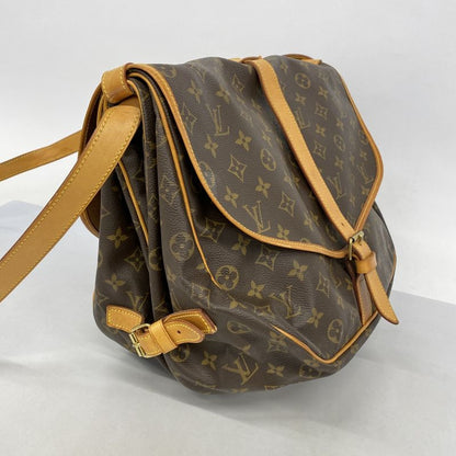 Louis Vuitton Shoulder Bag Monogram Saumur 35 M42254 Brown Ladies