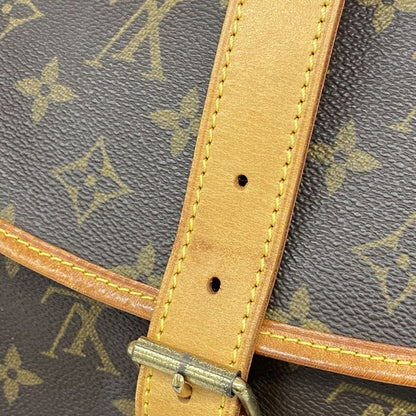 Louis Vuitton Shoulder Bag Monogram Saumur 35 M42254 Brown Ladies