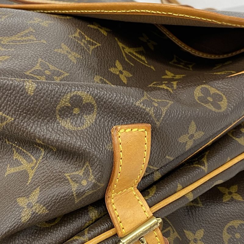 Louis Vuitton Shoulder Bag Monogram Saumur 35 M42254 Brown Ladies
