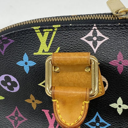 Louis Vuitton Monogram Multicolor Alma M92646 Noir Black Women