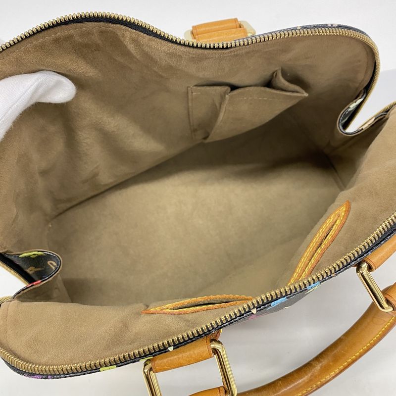 Louis Vuitton Monogram Multicolor Alma M92646 Noir Black Women