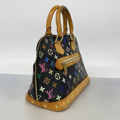 Louis Vuitton Monogram Multicolor Alma M92646 Noir Black Women