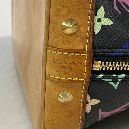Louis Vuitton Monogram Multicolor Alma M92646 Noir Black Women