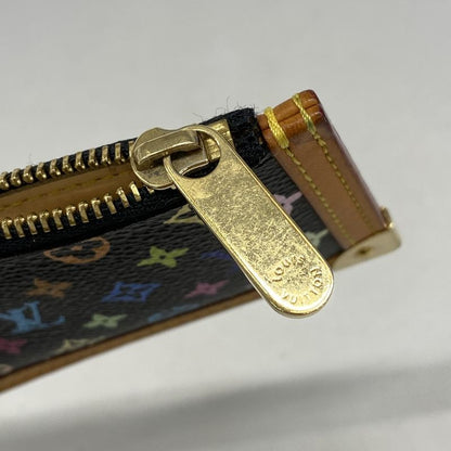 Louis Vuitton Coin Case Monogram Multicolor Pochette Cles M92654 Noir Black