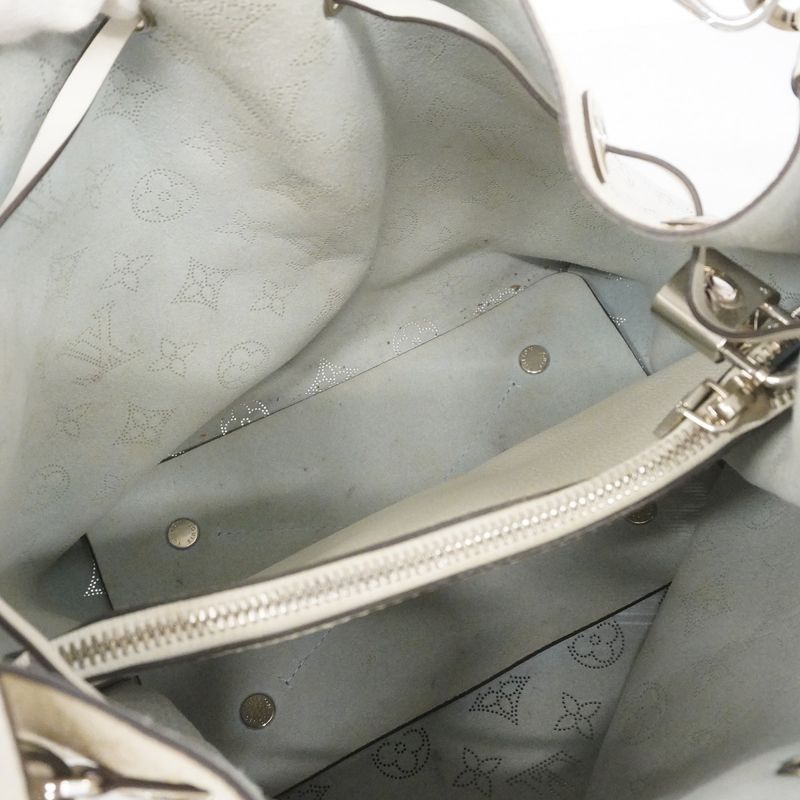 Louis Vuitton Shoulder Bag Mahina Mulia M57853 White Blue Women's