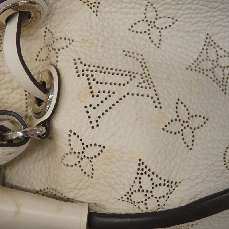 Louis Vuitton Shoulder Bag Mahina Mulia M57853 White Blue Women's