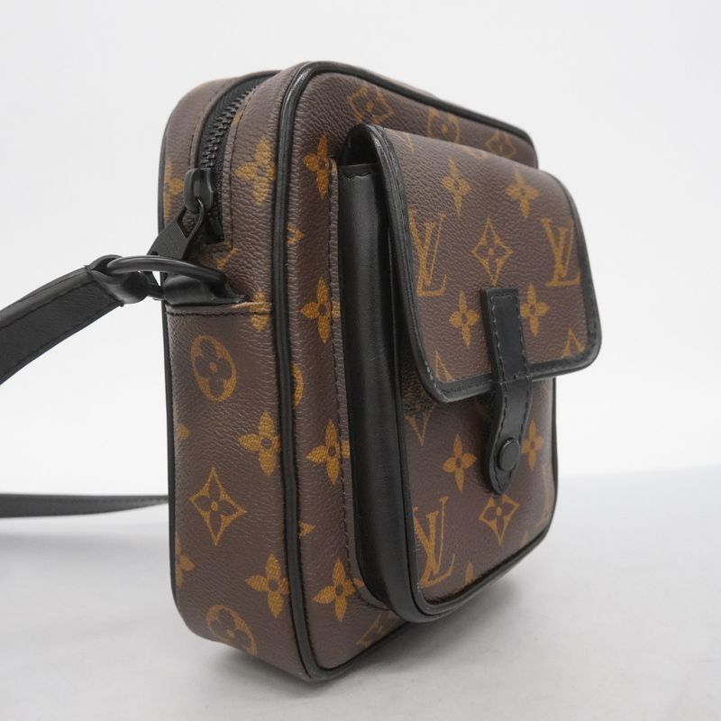 Louis Vuitton Shoulder Bag Monogram Macassar Christopher Wearable Wallet M69404