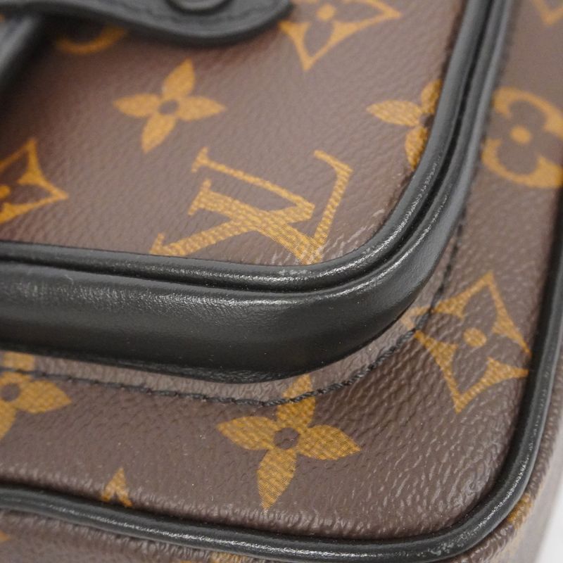 Louis Vuitton Shoulder Bag Monogram Macassar Christopher Wearable Wallet M69404