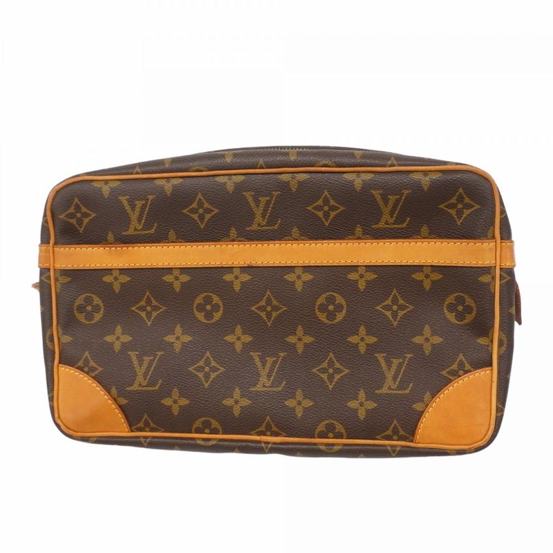 Louis Vuitton Clutch Bag Monogram Compiègne 28 M51845 Brown Men Women Unisex