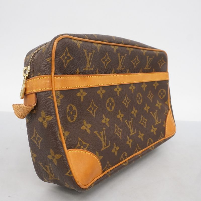 Louis Vuitton Clutch Bag Monogram Compiègne 28 M51845 Brown Men Women Unisex