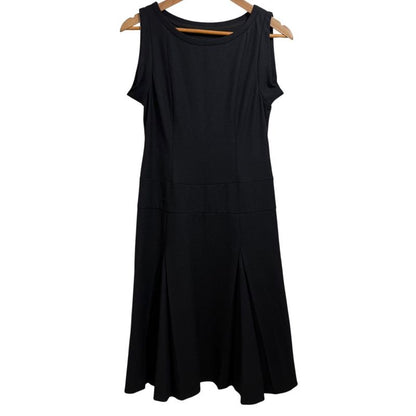 Prada Sleeveless Long Dress Black Ladies Used