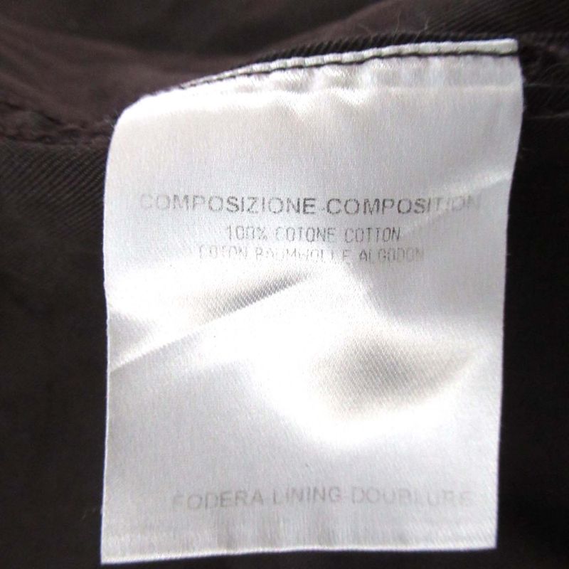 Good Gucci Long Sleeve Slim Military Shirt Size 38/15 Brown Men's Used