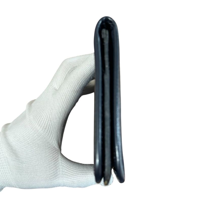 Good Christian Dior Vintage Long Wallet Long Wallet Navy Men's Women's Used