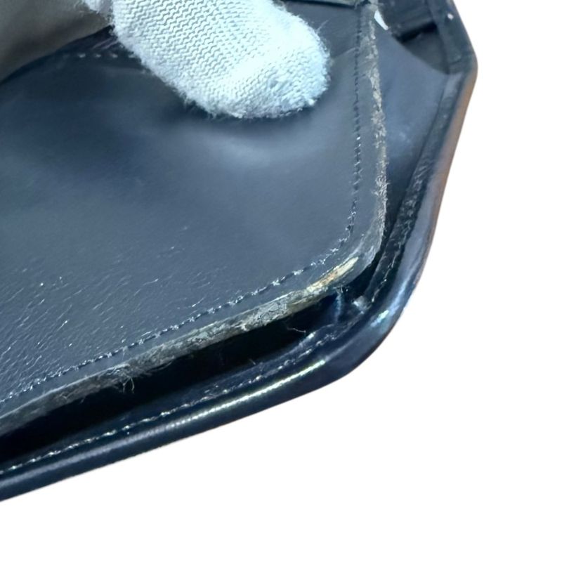 Good Christian Dior Vintage Long Wallet Long Wallet Navy Men's Women's Used