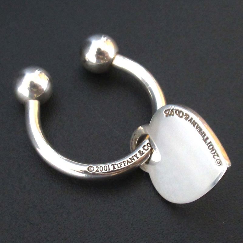 Tiffany & Co Tiffany & Co 925sv Return to Heart Key Ring Silver Ladies Used