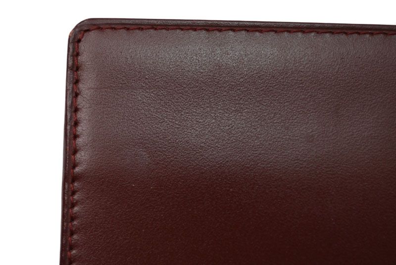 Cartier Fold Wallet Vintage Cartier Men's Must De Cartier Bordeaux 73184192