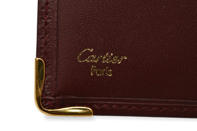Cartier Fold Wallet Vintage Cartier Men's Must De Cartier Bordeaux 73184192