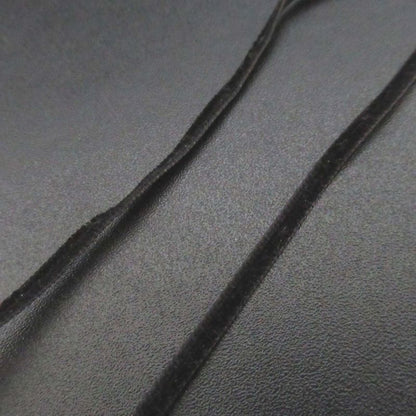 Good Christian DIOR Cross Choker Necklace Silver Color And Black Ladies Used