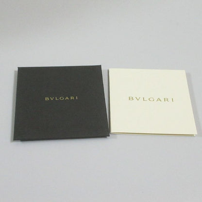 Good Bvlgari Twist Leather Circle Logo Handbag Pink Beige Ladies Used